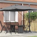 vidaXL Cantilever Roma parasol Antraciet en Zwart 352 x 251 x 260 cm