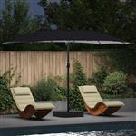 vidaXL Tuinparasol Antraciet 385 x 209 x 244 cm Stof