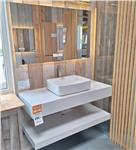 DESIGN Zwevend meubel  glans wit Lerum 120