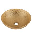 Waskom Differnz Bright Keramiek 36x14 cm Goud