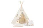 TIPI tent Dreamland met pompons TIPI met pompons + 2 kussens en mat