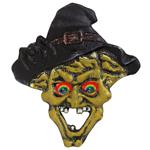 Halloween Deurbord Heks Met Licht