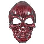 Halloween Masker Bordeaux Rood Schedel