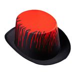Halloween Hoed Zwart Druipend Bloed