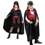 Vampier Cape Zwart Rood Kind