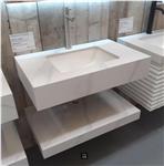 OP=OP Hangend Badmeubel marmerlook 80x50 cm nr1