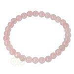 Armband rozenkwarts - 19 cm