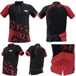 Bull's Plain Black Red Dart Polo