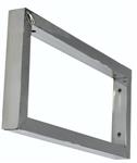 Chroom Vierkante Supportbeugel 46X22