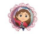 Gabby's Dollhouse Folie Ballon Met Ruffle, 52x52 cm
