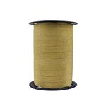 Polyband glitter goud (100mx10mm)