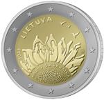 Litouwen 2 Euro 2023 'Samen met Oekraïne'