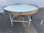 Draaitafel 150 cm spaanplaat met kunststof bovenblad