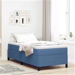 vidaXL Bedframe Blauw 80 x 200 cm Katoenen stof