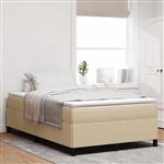 vidaXL Bedframe Grijs groen 120 x 190 cm Katoenen stof