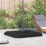 vidaXL Set van Hangende Parasolbasis 4 pcs Zwart 98 x 98 x 13 cm