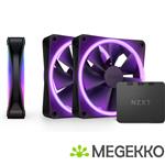 NZXT F120 RGB DUO - 120mm RGB Fan - Triple - Black