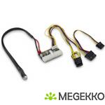 Inter-Tech 88882188 power supply unit Zwart