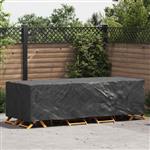 vidaXL Hoes voor tuinmeubelen Zwart 270 x 110 x 70 cm 420D