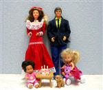 Heart family Barbie met kindje en vader [POP132]