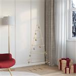 vidaXL Metalen kerstboom met standaard Goud 150 cm Poedergecoat staal