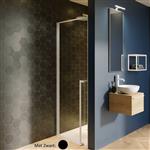 Nisdeur Riho Lucid GD101 Omkeerbaar Verstelbaar Aluminium 200x100 cm Mat Zwart