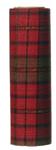 Decostof Tafelloper Tartan rood-groen smalle ruit polyester Dessin A  200cm x 14.5cm