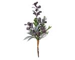 Kersthanger met Wintergroen Blad en Besjes Clip 22 cm Per Stuk