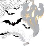 Halloween LED Slinger Spookjes Lichtketting 2 Meter 10 Lampjes