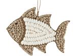 Hanger schelpen vis 29x23cm