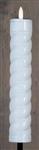 LED Fakkel Solar Wit Swirl Anna's Collection met timer 21x4 cm op 76 cm steker per stuk