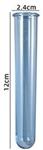 Reageerbuis voor siliconenmal Blauw 2.4x12 cm per stuk