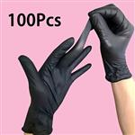 Handschoenen nitrile professioneel Zwart waterdicht en latexvrij voor salons en studio’s