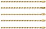 Ketting voor bv Sleutelhanger Goudkleur / set van 5 voor Epoxy Resin