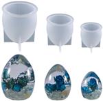 Siliconenmal Eivorm L Epoxy resin zeep kaarsen 70 mm per stuk