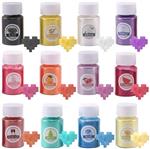 Pigment Pearlfinish parelmoer poeder kleurstof voor Epoxy en nagels Wine Rood