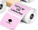 Thermische labels Blanco etiketten voor thermal labelprinters Phomemo M110 M220 M221 Pastelroze 40x3
