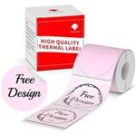 Thermische labels Blanco etiketten voor thermal labelprinters M110 M110S M120 M200 M220 M221 Roze ro