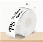 Thermische labels Blanco etiketten voor thermal labelprinters P15 Wit 15x30 mm rol