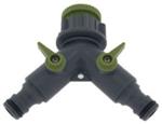 Green Arrow Universele Waterverdeler Y-Model 2-Weg direct op slang of kraan
