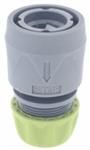 Watersnelkoppeling + waterstop 1/2'' - 5/8'' direct op slang of kraan