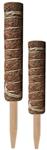 Mosstok Kokosstok planten totems set 50 + 30 cm