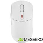 GENESIS NMG-2114 Zircon 500 Gaming Muis Rechtshandig RF Wireless + Bluetooth + USB Type-C Wit