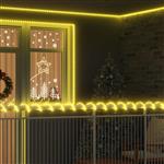 vidaXL Touwenlicht met 1200 LED Warmwit 50 m PVC