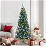 vidaXL Kerstbal Set met 300 LED 120 pcs Blauw Kunststof