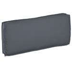 vidaXL Palletkussen voor zitting / rugleuning Antraciet 120 x 50 x 12 cm
