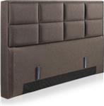 Hoofdbord Kristy 140x120 cm Zwart PU skin leder