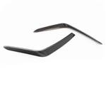 Dit betreft een set BMW G90 G99 M5 Carbon frontbumper canard