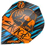 Harrows Savage Flights Blauw Oranje