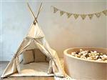 Tipi Tent Mocca Tipi tent Mocca + mat en 2 kussens